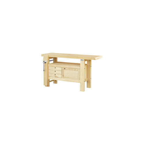 Etabli menuisier professionnel 1,50 m a caisson 1,50 m 0,50 m 0,85 m 81 kg - OUTIFRANCE 