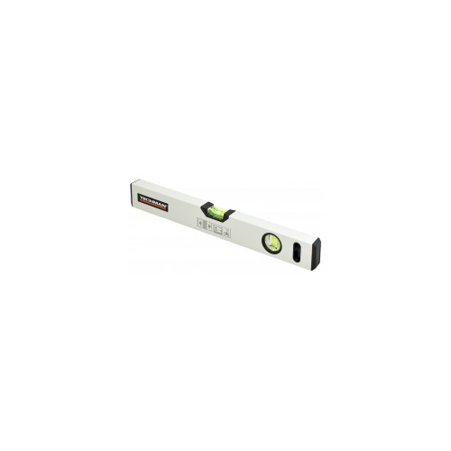 Niveau alu tubulaire renforce 400 mm 2 fioles : 180° et 90° - TECHMAN