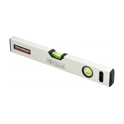 Niveau alu tubulaire renforce 1000 mm 2 fioles : 180° et 90° de marque TECHMAN, référence: B9620600
