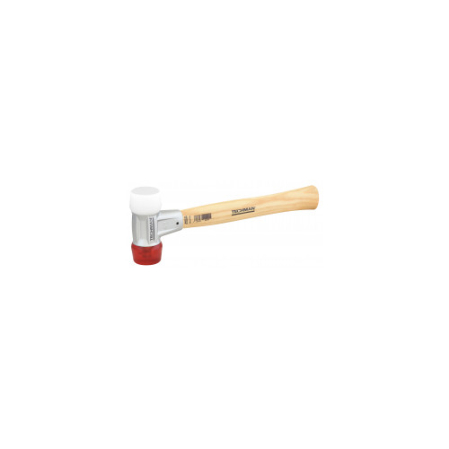 Maillet non-marquant - embouts interchangeables Embout rouge - Ø40 mm - TECHMAN