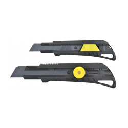 Cutter soft-grip Cutter 18 mm autobloquant de marque OUTIFRANCE , référence: B9621800