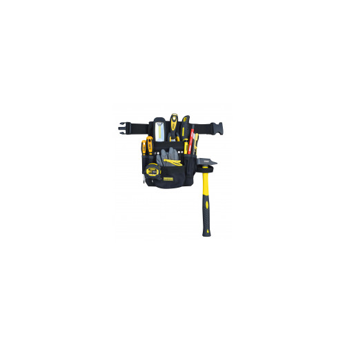 Ceinture a outils - 13 compartiments 250 x h 310 mm - Tour de taille maxi 120 cm - OUTIFRANCE 