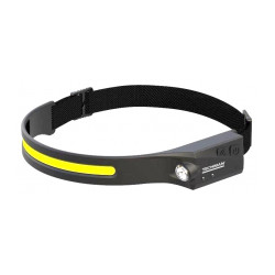 Lampe frontale bandeau sensor Lampe frontale bandeau LED COB + XPE - 280 Lumens Batterie lithium Li-ion 1200 mAh de marque TECHMAN, référence: B9623800