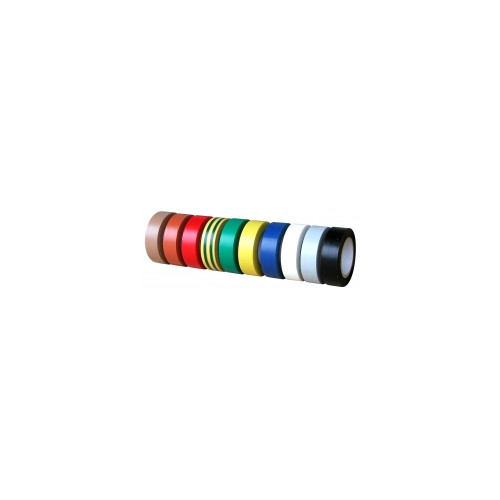 Ruban adhesif pvc electricien isolant Jaunes / verts 10 m x 15 mm - OUTIFRANCE 