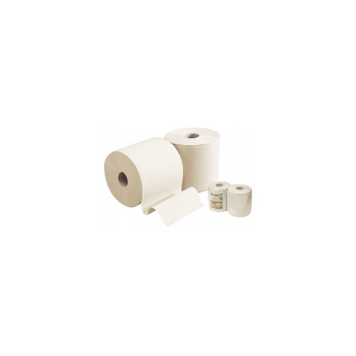 Ouate industrielle eco natural Pack de 2 rouleaux havane 20x25 cm - OUTIFRANCE 