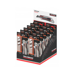 Cutter alu-grip Cutter 18 mm autobloquant - TECHMAN