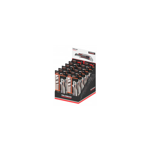 Cutter alu-grip Cutter 18 mm autobloquant - TECHMAN