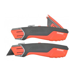 Couteau de securite xl Couteau de sécurité + 4 lames de marque TECHMAN, référence: B9628000