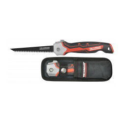 Scie a guichet couteau pliante + holster Lame pliante 130 mm - Denture 8 tpi de marque TECHMAN, référence: B9629200