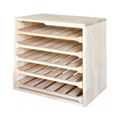 Casiers de rangement a bouteilles Elément en croix 600 x 600 x 400 mm 20 kg - OUTIFRANCE 