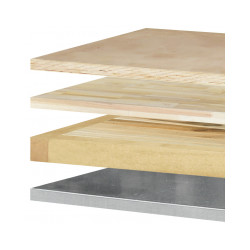 Plateaux d'etablis Bois lamellé collé 2000 x 700 x 30 mm 33 kg de marque OUTIFRANCE , référence: B9630200