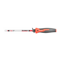 Scie passe partout / porte-lame Scie passe partout avec lame de scie bi-métal de marque TECHMAN, référence: B9630900