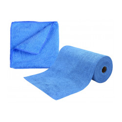 Lavettes microfibres Rouleau de 75 lavettes microfibres pré-découpées 30 x 30 cm de marque OUTIFRANCE , référence: B9631000