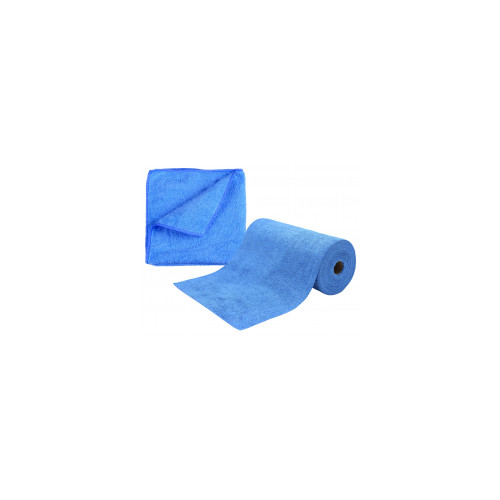 Lavettes microfibres Rouleau de 75 lavettes microfibres pré-découpées 30 x 30 cm - OUTIFRANCE 