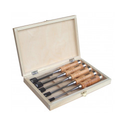 Ciseaux a bois manche bois Trousse 8 / 10 / 15 / 20 / 25 mm - OUTIFRANCE