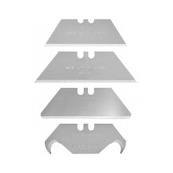 Lames de couteau Boîte de 100 lames courtes 50 mm 19 mm 0,45 mm - STANLEY