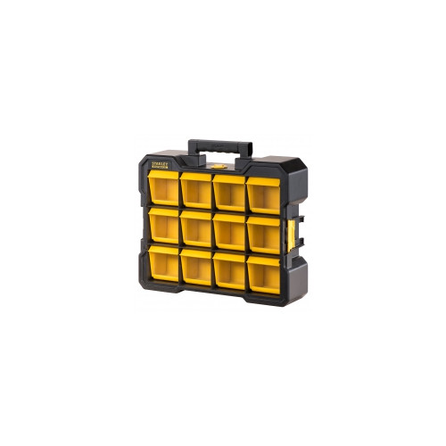 Organiseur flip bin fatmax Organiseurs à 12 casiers basculants 450 x 356 x 108 mm - STANLEY