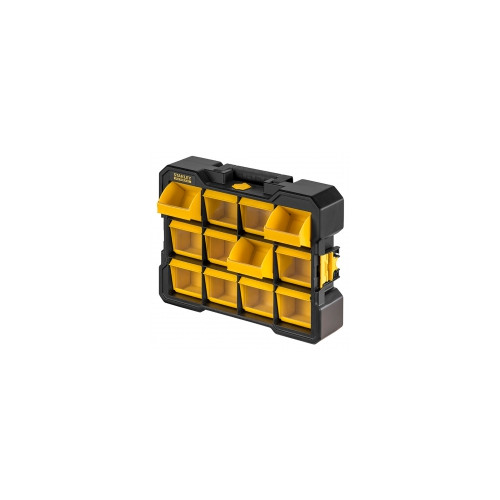 Organiseur flip bin fatmax Organiseurs à 12 casiers basculants 450 x 356 x 108 mm - STANLEY