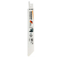 Diager Lames de scie sabre bi metal pour acier et inox L202ML2005 5 lames 200 / 180 mm 18 tpi 1 4 mm Acier inox - vue 2
