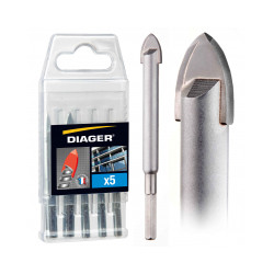 Meches a verre et carrelage cera-pro 413D10 1 mèche 10,0 mm 120 / 90 mm de marque Diager, référence: B9642900