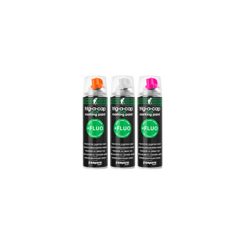 Traceur craie fluo ephemere Rose 650 / 500 ml - AMPERE