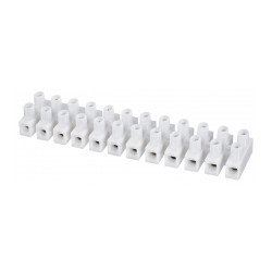 Barrettes de connexion electrique a vis Barrette de 12 plots 4 mm² de marque AXIAN, référence: B9645300
