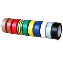 Ruban adhesif pvc electricien isolant Multicolore 10 m x 15 mm