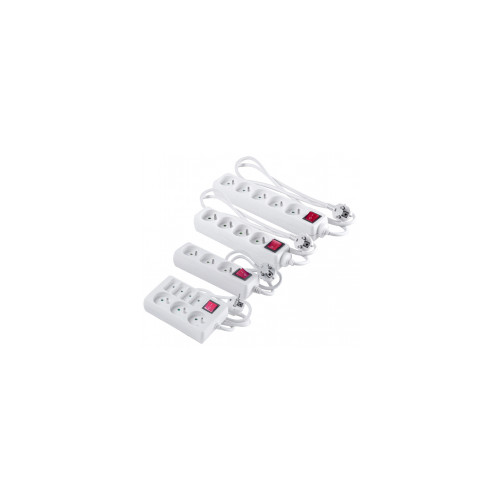 Multiprises avec interrupteur Bloc droit 4 prises 16A - AXIAN