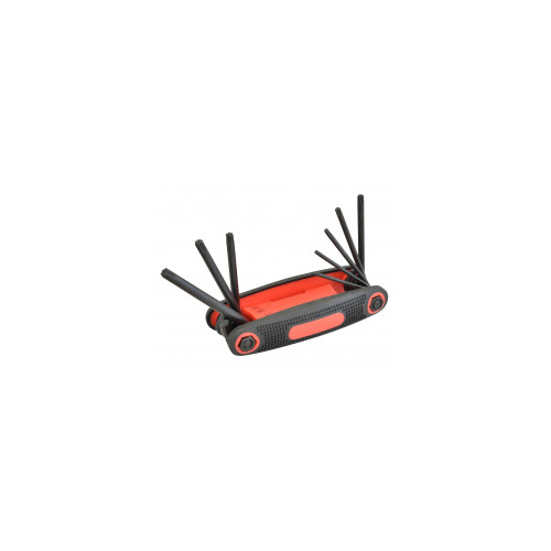 Cles torx  sur poignee bi-matiere T9 - T10 - T15 - T20 - T25 - T27 - T30 - T40 - AXIAN