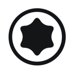 Cles torx  sur poignee bi-matiere T9 - T10 - T15 - T20 - T25 - T27 - T30 - T40 - AXIAN