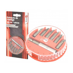 Jeux de 6 embouts + porte-embouts Plats 4 / 6 / Ph1 / Ph2 / Pz1 / Pz2 / Porte-embouts de marque AXIAN, référence: B9655900