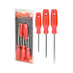 Jeu de 5 tournevis Plats 5x75 / 6x100 / 6x125 / Ph1x75 / Ph2x100 mm de marque AXIAN, référence: B9656000
