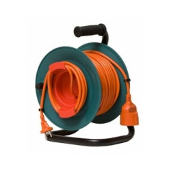 Enrouleur electrique de jardin 40 m HO5VV-F 3G1,5 - OUTIFRANCE