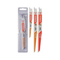 Lames de scie sabre bi-metal pour bois cloute 5 lames 6 tpi (4 mm) 228 x 19 x 1,3 mm - Erko