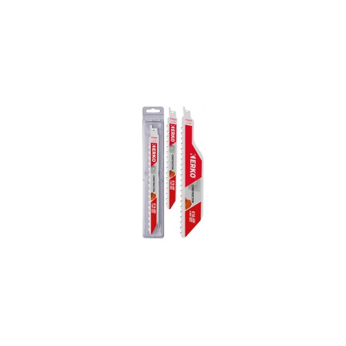 Lames de scie sabre a plaquettes carbure 1 lame 2,5 tpi (10 mm) 300 x 40 x 1,6 mm - Erko
