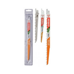 Lames de scie sabre hcs pour applications specifiques 2 lames spéciales isolants Ondulation 150 x 19 x 0,9 mm de marque Erko, référence: B9662000