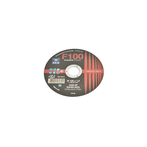 Disques a tronconner l’inox - serie ultra fine 1 disque 115 mm 22,2 mm 1,0 mm - OUTIFRANCE 