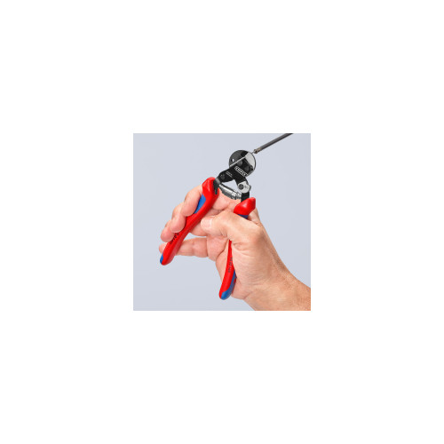Coupe-câbles acier 95.62.160 160 mm Acier Ø4 mm / Elec. Ø6 mm 175 g - KNIPEX 