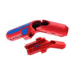 Outil a degainer / denuder universel 'ergostrip' 16.95.02SB Outil à dégainer / dénuder pour gaucher Ø8 à 13 mm de marque KNIPEX , référence: B9668000