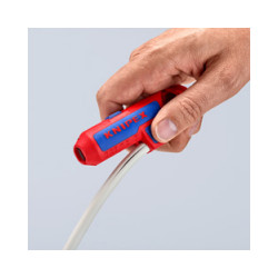 Outil a degainer / denuder universel 'ergostrip' 16.95.02SB Outil à dégainer / dénuder pour gaucher Ø8 à 13 mm - KNIPEX 