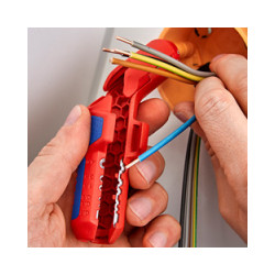 Outil a degainer / denuder universel 'ergostrip' 16.95.02SB Outil à dégainer / dénuder pour gaucher Ø8 à 13 mm - KNIPEX 