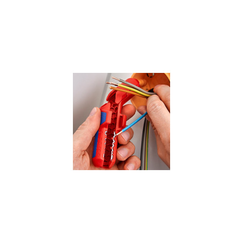 Outil a degainer / denuder universel 'ergostrip' 16.95.02SB Outil à dégainer / dénuder pour gaucher Ø8 à 13 mm - KNIPEX 
