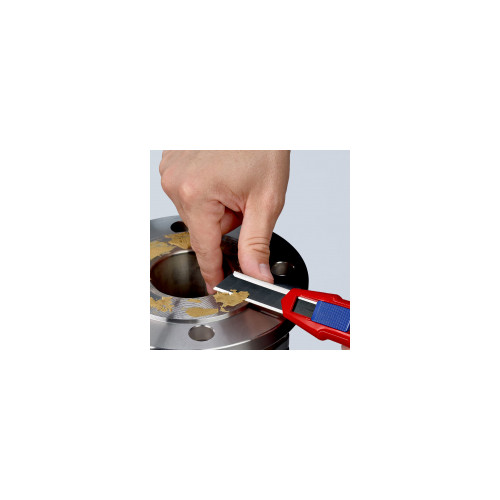 Cutter a dos de lame retractable- cutix Cutter 18 mm autobloquant + barre stabilisatrice - KNIPEX 