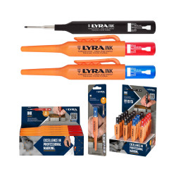 Marqueur lyra ink profi Box de 20 marqueurs Lyra Ink (12 noirs + 5 rouges + 3 bleus) - LYRA