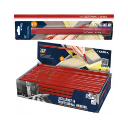 Crayons de charpentier 30 cm 3 crayons 300 mm de marque LYRA, référence: B9669600