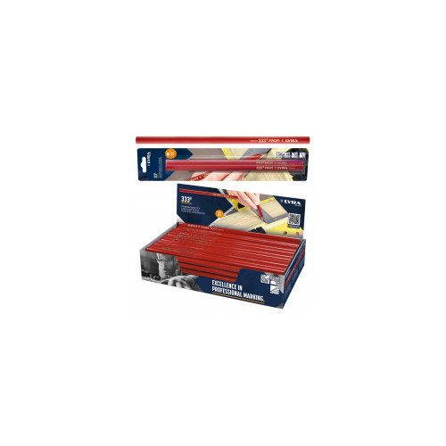Crayons de charpentier 30 cm 3 crayons 300 mm - LYRA