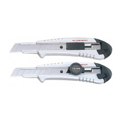 Cutter 18 mm 'aluminist' Cutter 18 mm à molette de marque TAJIMA, référence: B9672800