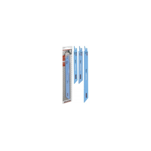 Lames de scie sabre bi-metal pour metaux 2 lames 150 mm 24 tpi (1 mm) - Kreator