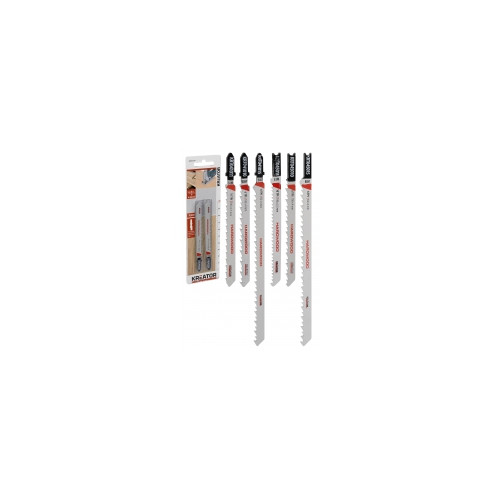 Lames de scie sauteuse bi-metal pour bois dur 2 lames 100 mm 10 tpi (2,5 mm) 'U' Coupe fine - Kreator