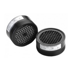 Masque de protection a cartouches lot de 6 cartouches filtrantes ABEK : pour gaz et vapeurs organiques - OUTIFRANCE 